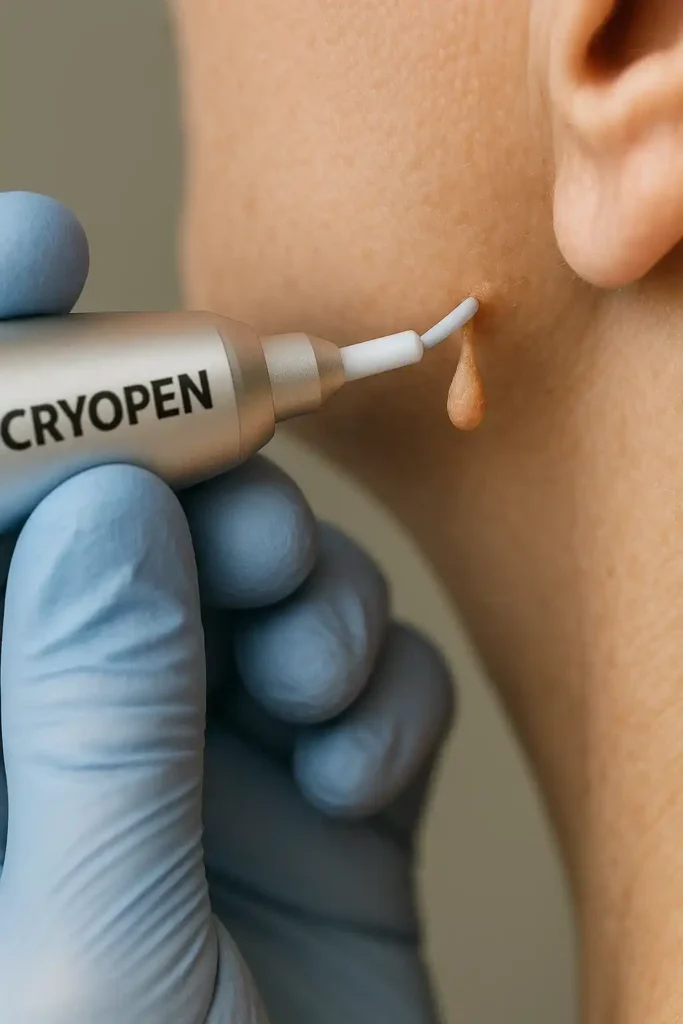 Cryopen for skin tags removal Worcestershire speak to our team today!