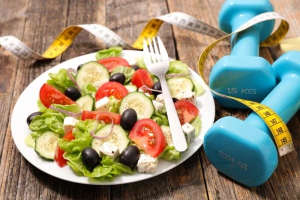 Example of good diet and exercise Worcestershire