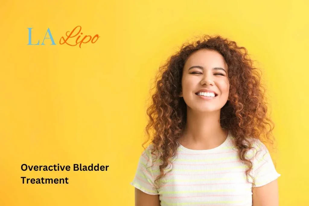 woman smiling about overactive bladder treatment Worcestershire solutions