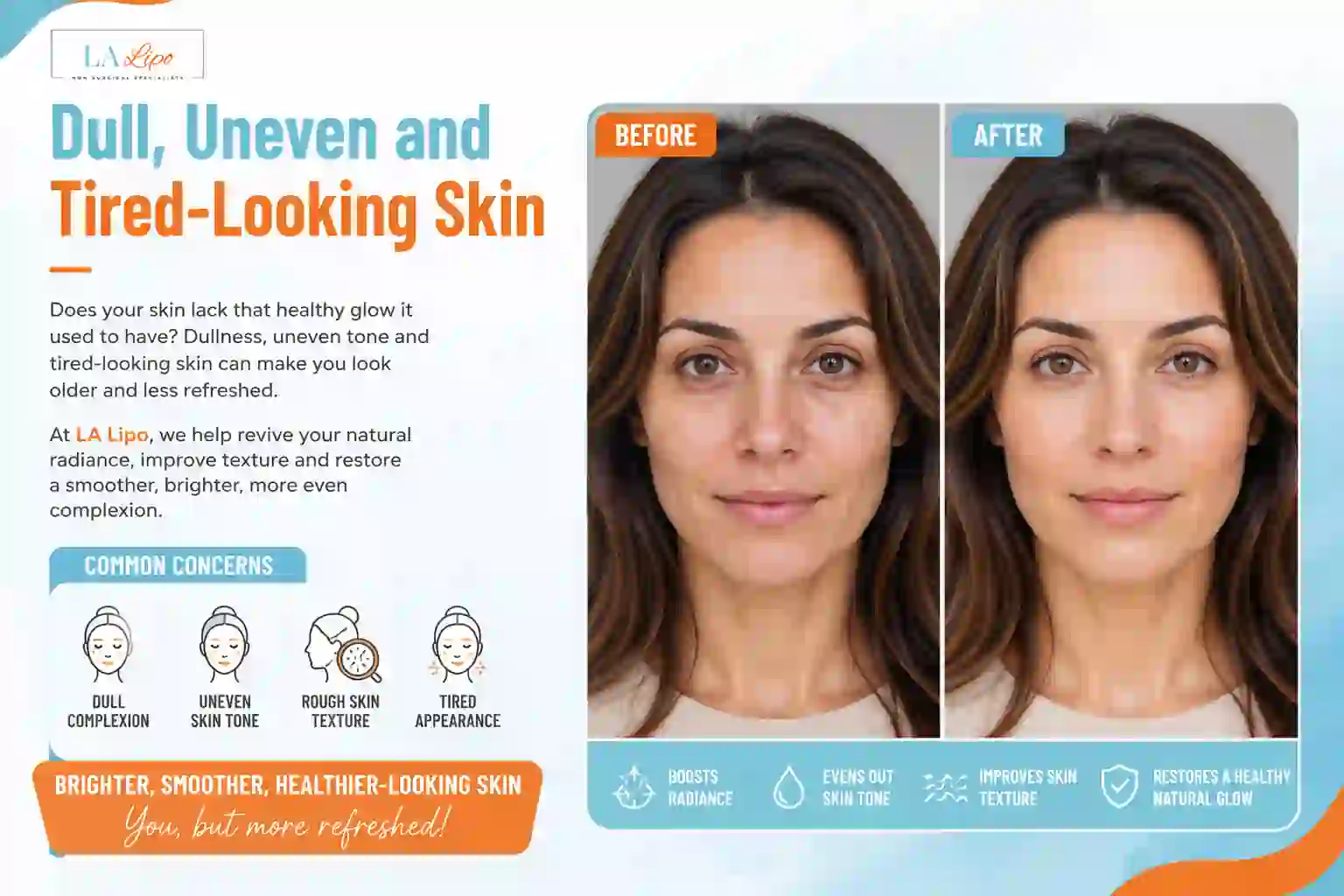 Sign #5: Dull, Uneven and Tired-Looking Skin Worcestershire
